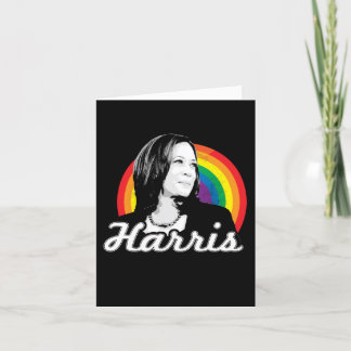 Tarjeta Orgullo político LGBTQ+ HARRIS