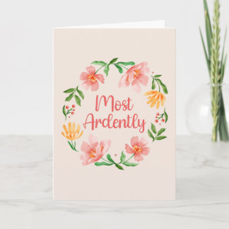 Tarjeta Orgullo Y Prejuicio Sr. Darcy - Con Más Ardiente I
