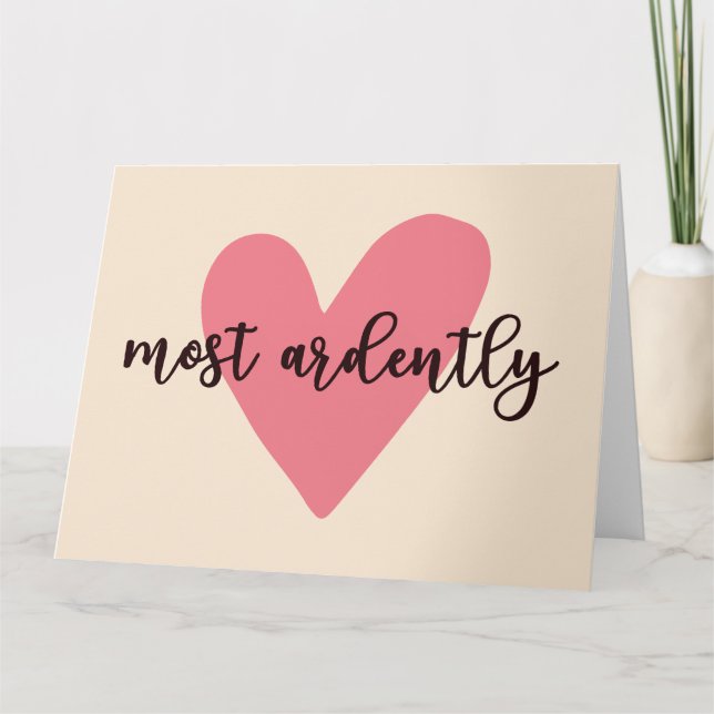 Tarjeta Orgullo Y Prejuicio Sr. Darcy - Más Ardientemente  (Anverso)