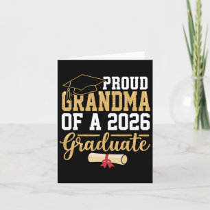 Tarjeta Orgullosa Abuela De 2026 Graduada Senior Cl De 202