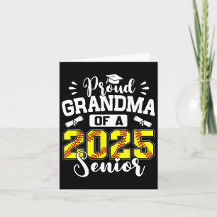 Tarjeta Orgullosa Abuela De Graduación De Softll Senior En