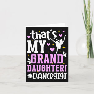 Tarjeta Orgullosa baila Gigi abuela en el día de la madre 