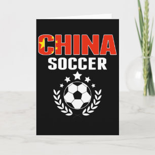 Tarjeta Orgullosa camiseta de fans de fútbol de China Orgu