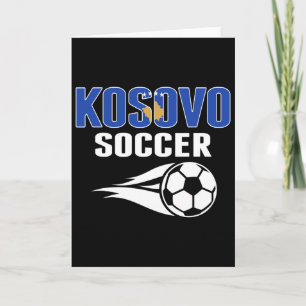 Tarjeta Orgullosa camiseta de fútbol de Kosovo - Fútbol Ko