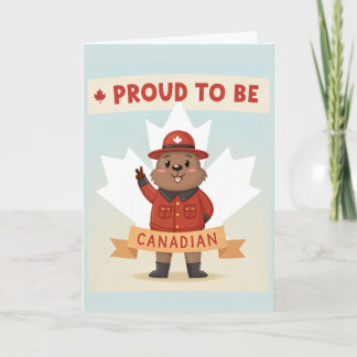 Tarjeta Orgullosa de Ser Canadiense