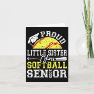 Tarjeta Orgullosa hermanita de un graduado de último año d