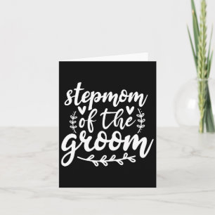 Tarjeta Orgullosa Madrastra De La Familia Boda Groom