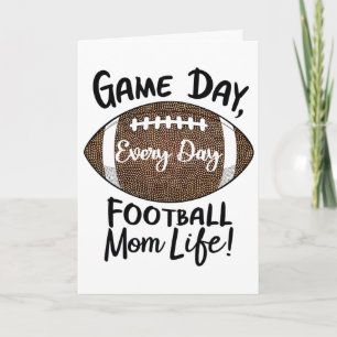 Tarjeta Orgullosa Madre de Fútbol Vida Día de Juego Día de
