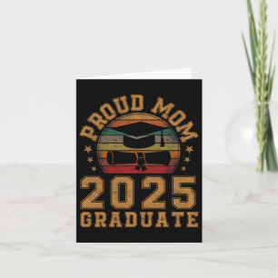 Tarjeta Orgullosa Madre de Graduada de 2025 Madre Senior 2