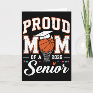 Tarjeta Orgullosa Madre de Senior Cl de 2026 Sketll Gradua