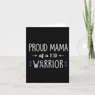 Tarjeta Orgullosa Madre De T1d Hijo Diabetes Sensibilizaci