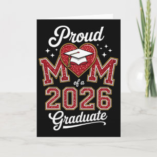 Tarjeta Orgullosa Madre De Un Graduado 2026 Senior Cl De 2
