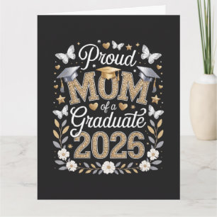 Tarjeta Orgullosa madre de un graduado de 2026