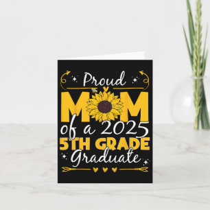 Tarjeta Orgullosa Madre De Un Graduado De 5to Grado 2025 G