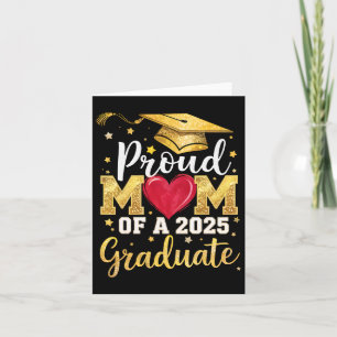 Tarjeta Orgullosa Madre De Un Graduado De La Cl De 2025 Ma