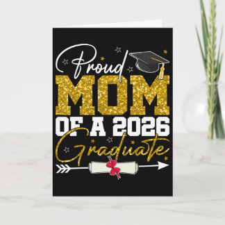 Tarjeta Orgullosa Madre De Un Graduado De Último Año 2026 