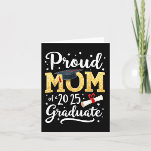 Tarjeta Orgullosa Madre De Un Graduado Senior De 2025 Cl D