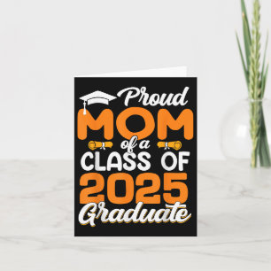 Tarjeta Orgullosa Madre De Un Graduado Superior De 2025
