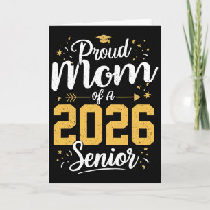 Tarjeta Orgullosa Madre De Un Senior 2026 Cl De 2026 Gradu