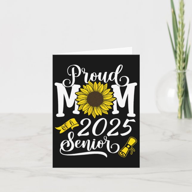 Tarjeta Orgullosa Madre De Un Senior De 2025 (Anverso)