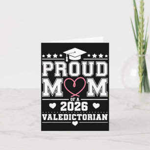 Tarjeta Orgullosa madre de una destacada de 2026
