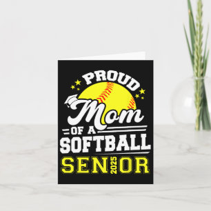 Tarjeta Orgullosa Madre De Una Graduación De Softll Senior
