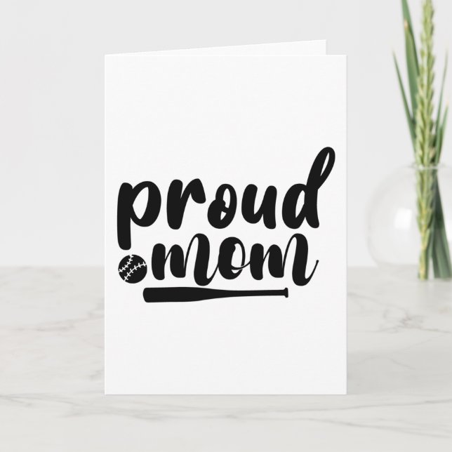 Tarjeta Orgullosa mamá (Anverso)