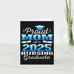 Tarjeta Orgullosa Mamá Cl De Enfermera Graduada De 2025 En