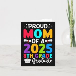 Tarjeta Orgullosa Mamá De Graduación Graduada De Grado 202