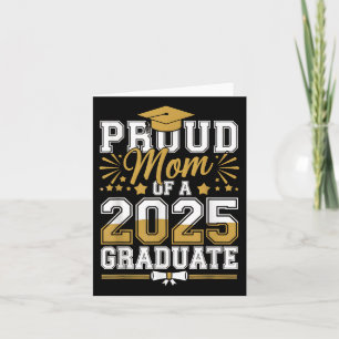 Tarjeta Orgullosa Mamá De Un Cl De Graduados De 2025 De Gr