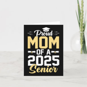 Tarjeta Orgullosa Mamá De Un Graduado Superior De 2025 De