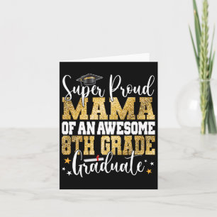 Tarjeta Orgullosa Mamá De Un Impresionante Graduado De Oct