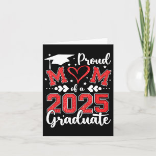 Tarjeta Orgullosa Mamá De Una Graduación De Mamá Graduada