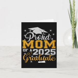 Tarjeta Orgullosa Mamá De Una Graduación Superior De Gradu