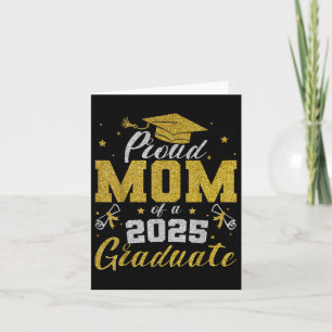Tarjeta Orgullosa Mamá De Una Graduación Superior De Gradu