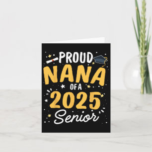 Tarjeta Orgullosa Nana De Un Cl De Graduación Superior De