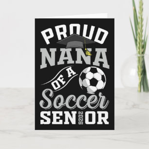 Tarjeta Orgullosa Nana De Un Senior De Fútbol Cl De 2026 G