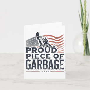 Tarjeta Orgullosa Obra De Garbyge Garge Para Trump