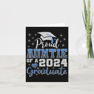 Tarjeta Orgullosa Tía De 2024 Graduada Impresionante Colle