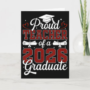 Tarjeta Orgullosa Tía De Un Graduado De La Clase De 2026 G