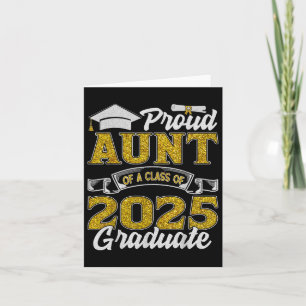 Tarjeta Orgullosa Tía De Un Graduado Superior De 2025