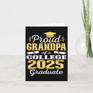 Tarjeta Orgulloso Abuelo De La Familia Universitaria 24 G