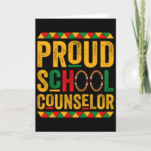 Tarjeta Orgulloso Consejero Escolar - Mes de la Historia N