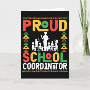 Tarjeta Orgulloso Coordinador Escolar Mes de la Historia N