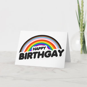 Tarjeta Orgulloso Cumpleaños Progreso Orgullo