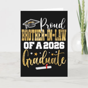 Tarjeta Orgulloso Cuñado De Un Graduado Cl 2026 25 Grado