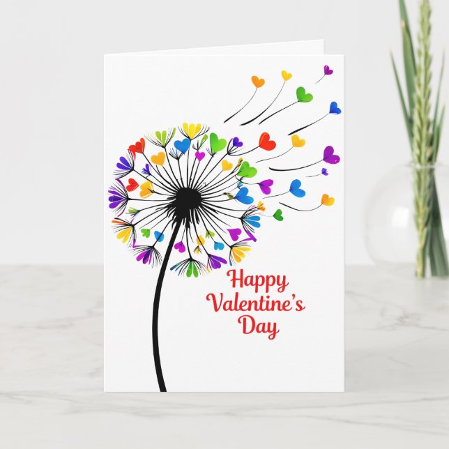 Tarjeta Orgulloso de nuestro amor (Anverso)