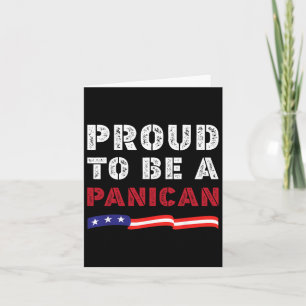 Tarjeta Orgulloso de ser un Trump panicano no es una diver