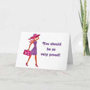 TARJETA ORGULLOSO DE SÍ MISMO **GRADUADO**