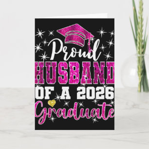 Tarjeta Orgulloso Esposo De Graduado De 2026 Graduación Fa